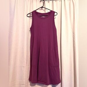 Wool& Sierra Tank Dress Marionberry Small